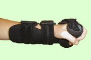 Maintains position of Hand and Wrist. Holds shape during wear.